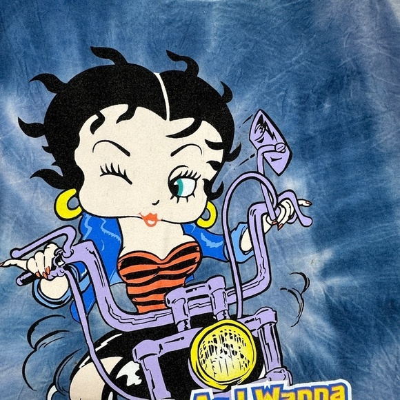 Vtg 2002 Betty Boop As Bad As I Wanna Be Shirt By Free Tee Shirt Sz XL - Picture 5 of 9